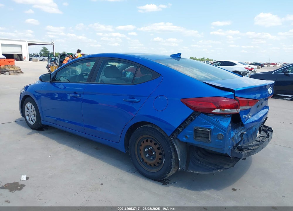 2017 HYUNDAI ELANTRA VIN: KMHD74LF9HU315822