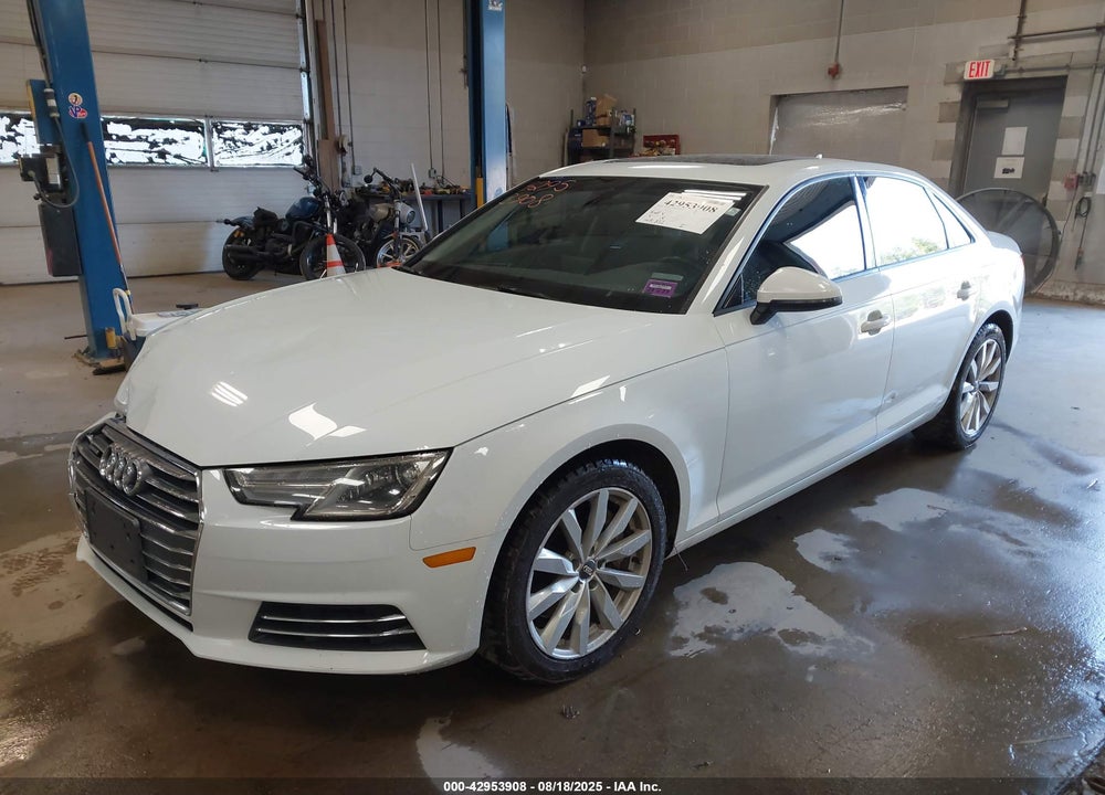 2017 AUDI A4 VIN: WAUANAF44HN069968