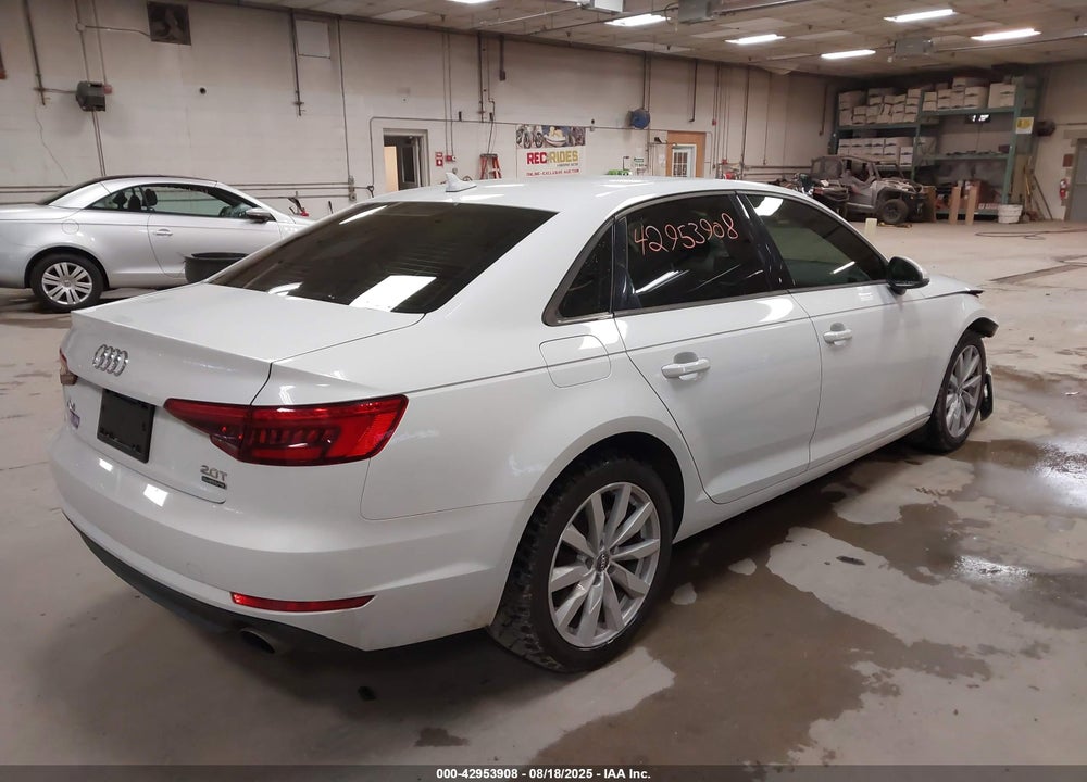 2017 AUDI A4 VIN: WAUANAF44HN069968