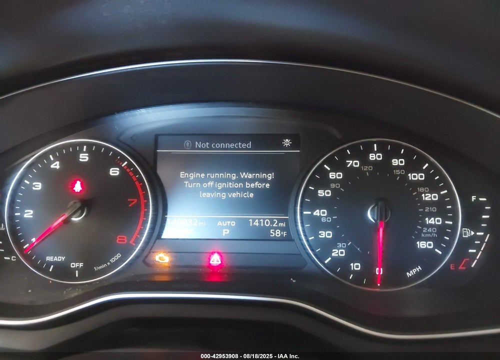 2017 AUDI A4 VIN: WAUANAF44HN069968