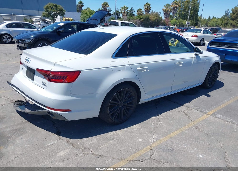 2017 AUDI A4 2.0T PREMIUM VIN: WAUENAF41HN013830