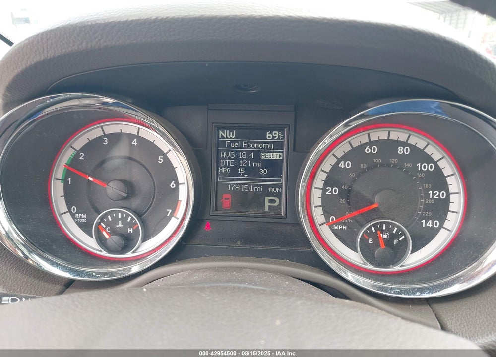 2013 DODGE DURANGO CREW VIN: 1C4RDJDGXDC674105