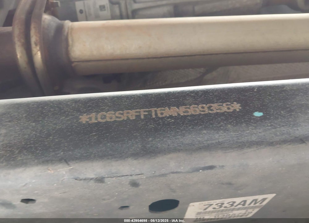 2021 RAM 1500 VIN: 1C6SRFFT6MN569356