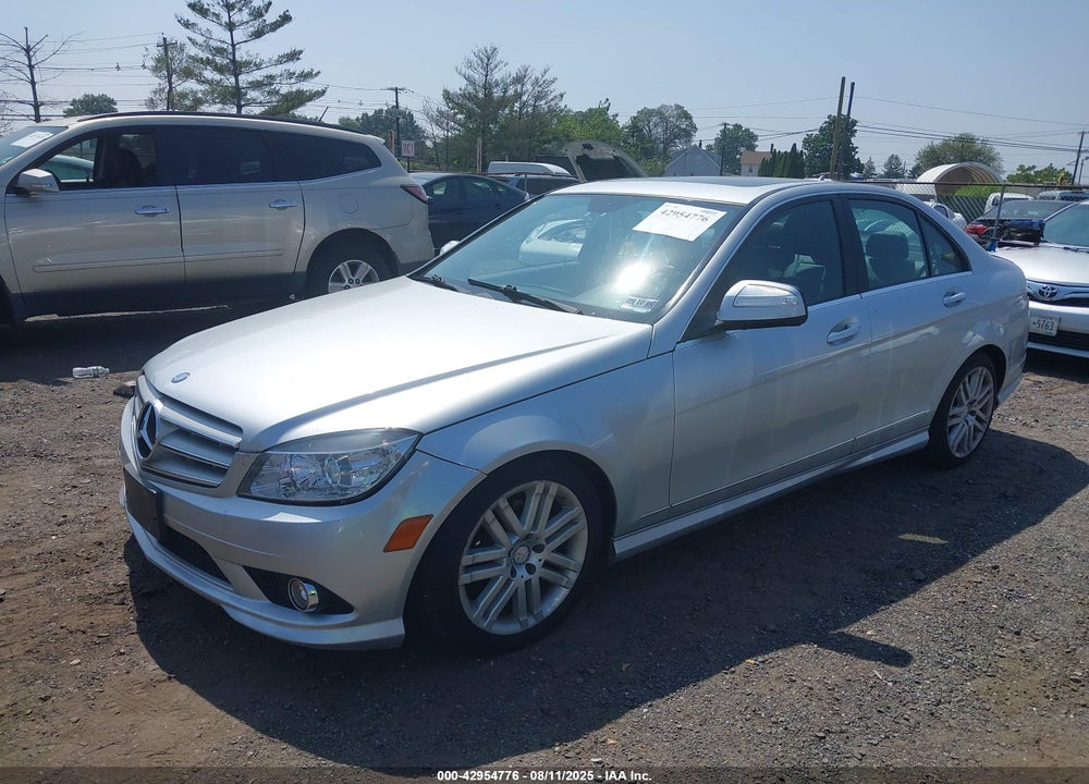 2009 MERCEDES-BENZ C CLASS VIN: WDDGF81X29R047665