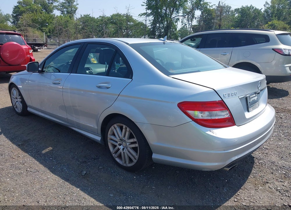 2009 MERCEDES-BENZ C CLASS VIN: WDDGF81X29R047665