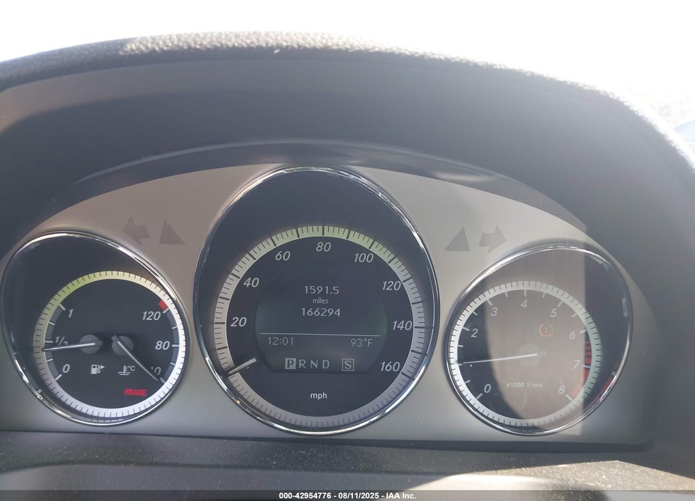 2009 MERCEDES-BENZ C CLASS VIN: WDDGF81X29R047665