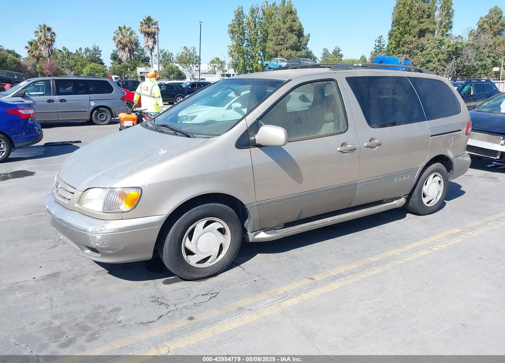 2002 TOYOTA SIENNA LE VIN: 4T3ZF13CX2U483514