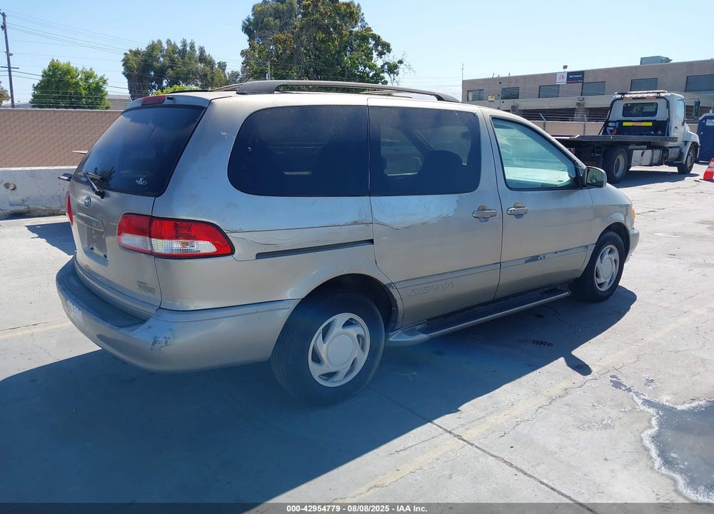2002 TOYOTA SIENNA LE VIN: 4T3ZF13CX2U483514