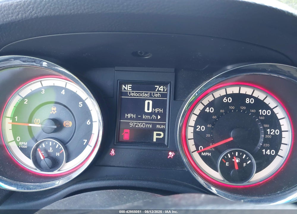 2013 DODGE DURANGO VIN: 1C4RDJAG0DC658595