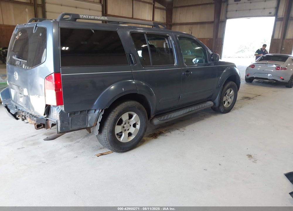 2006 NISSAN PATHFINDER SE VIN: 5N1AR18W86C629176