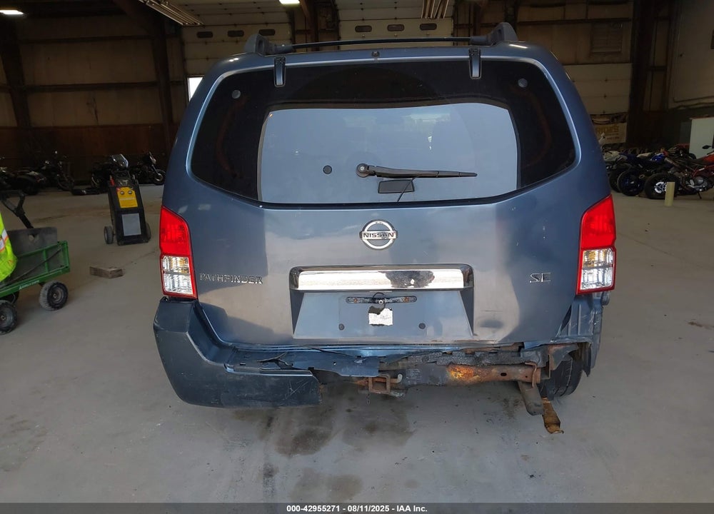 2006 NISSAN PATHFINDER SE VIN: 5N1AR18W86C629176