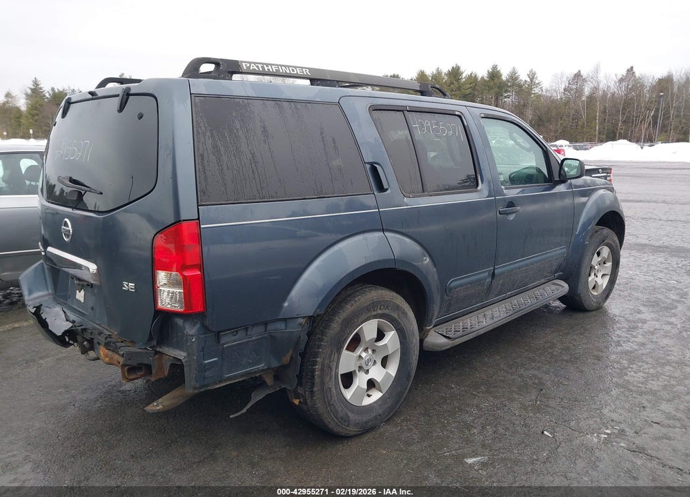 2006 NISSAN PATHFINDER SE VIN: 5N1AR18W86C629176