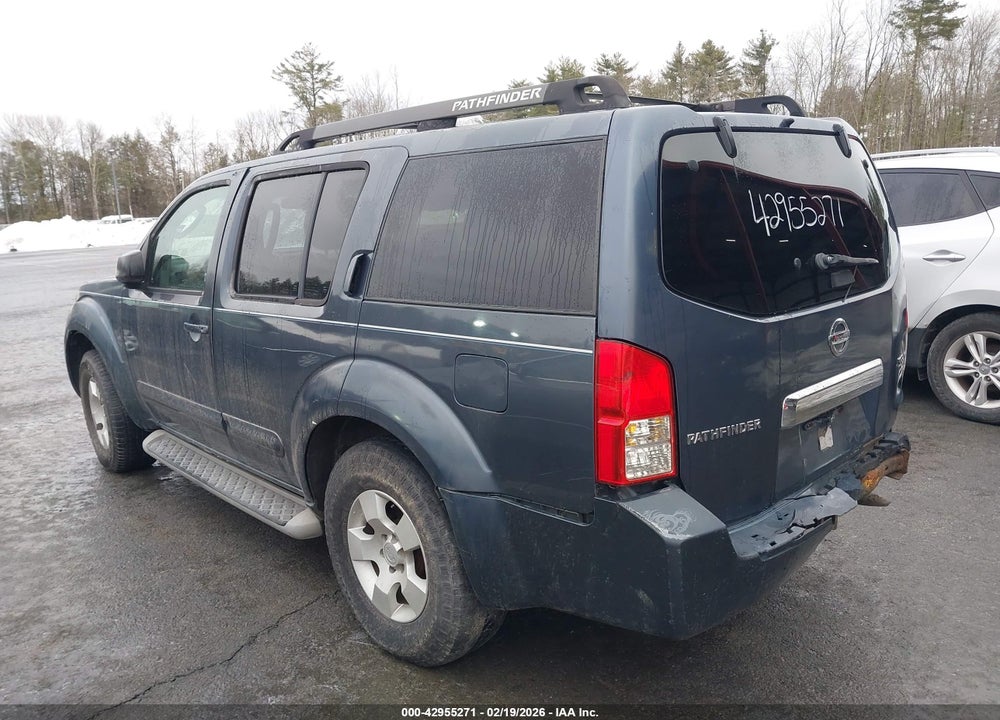 2006 NISSAN PATHFINDER SE VIN: 5N1AR18W86C629176
