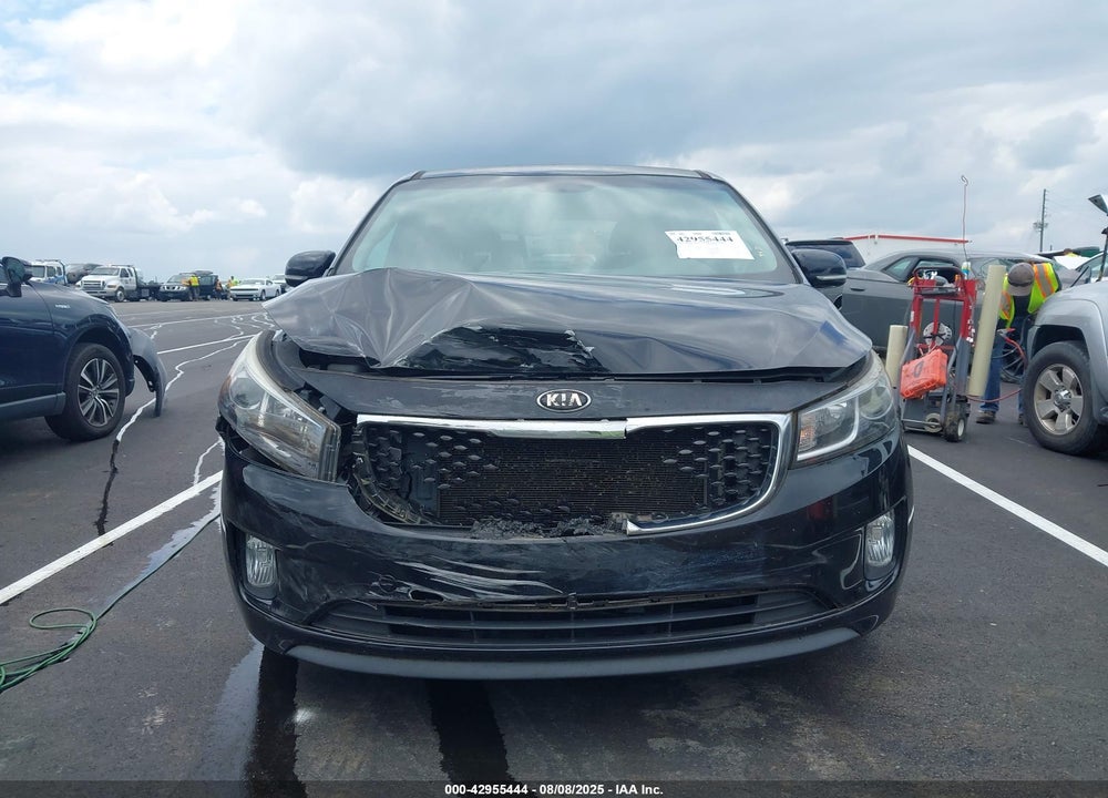 2016 KIA SEDONA EX VIN: KNDMC5C16G6181137