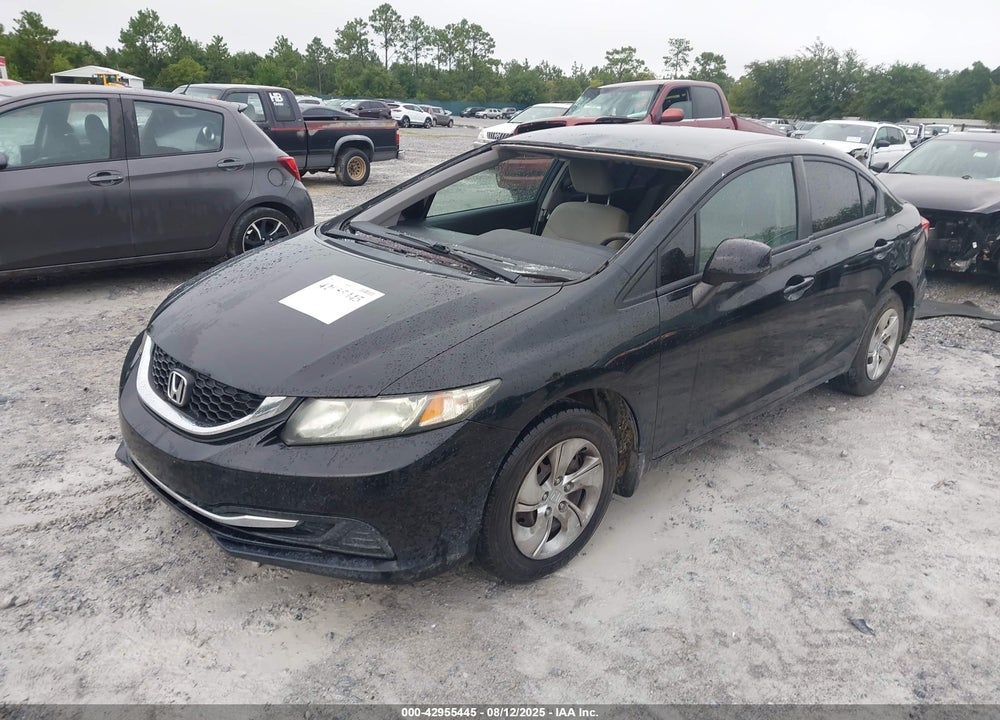 2013 HONDA CIVIC VIN: 19XFB2F50DE017400