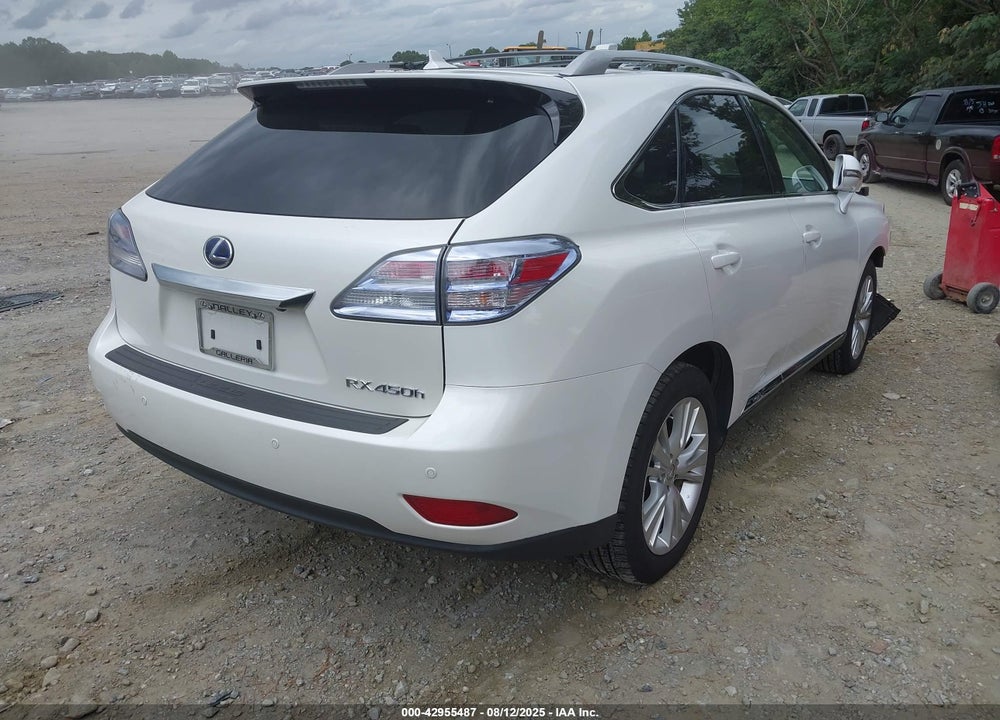 2012 LEXUS RX 450H VIN: JTJBC1BA4C2426405