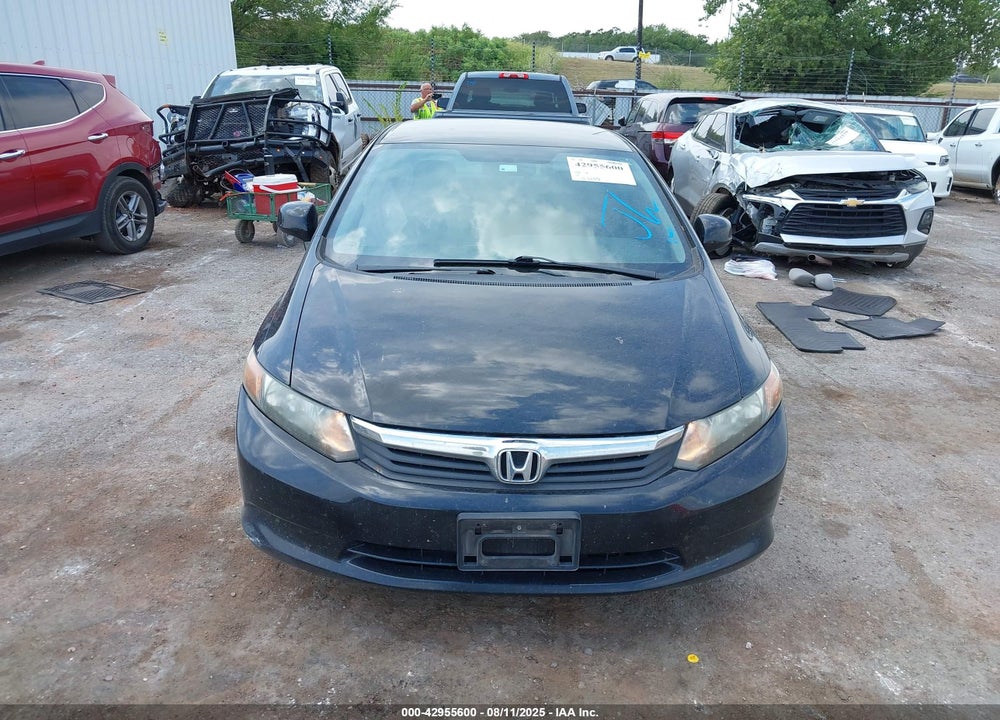 2012 HONDA CIVIC VIN: 19XFB2F55CE097811