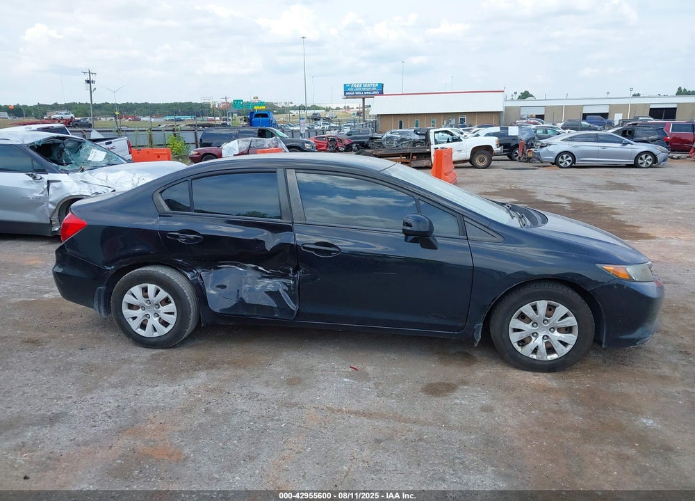 2012 HONDA CIVIC VIN: 19XFB2F55CE097811