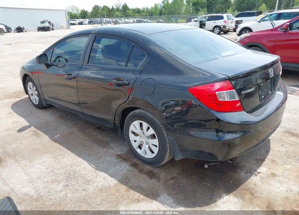 2012 HONDA CIVIC VIN: 19XFB2F55CE097811