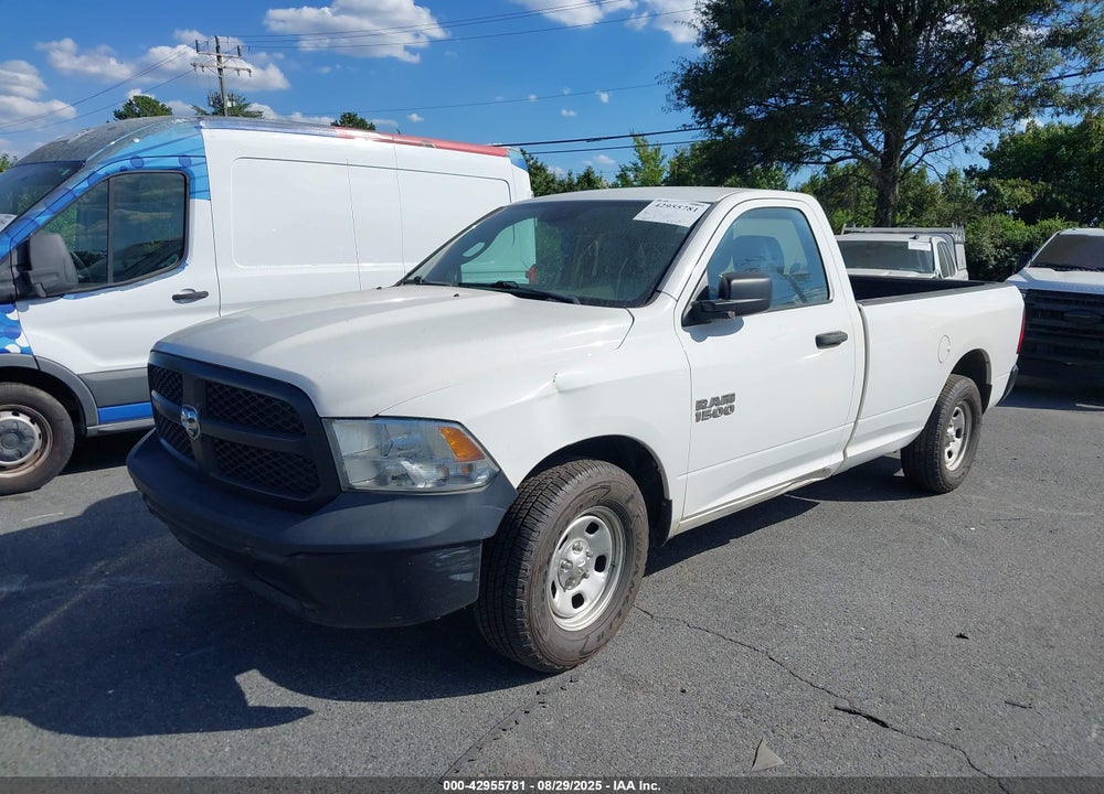 2018 RAM 1500 TRADESMAN 4X2 8' BOX VIN: 3C6JR6DG2JG194510