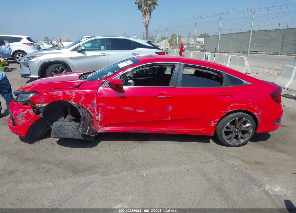 2020 HONDA CIVIC VIN: 2HGFC2F8XLH509444