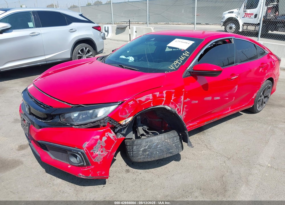 2020 HONDA CIVIC VIN: 2HGFC2F8XLH509444
