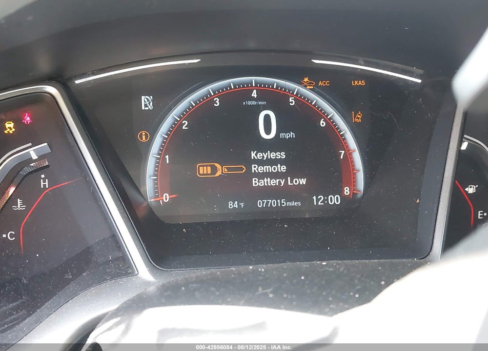 2020 HONDA CIVIC VIN: 2HGFC2F8XLH509444