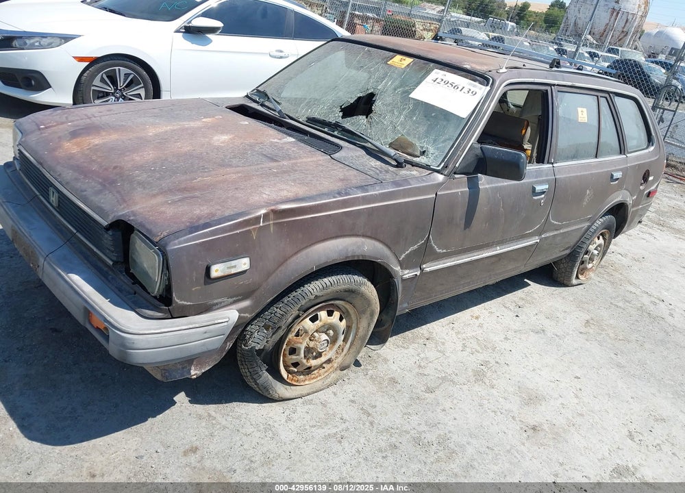1982 HONDA CIVIC DELUXE VIN: JHMWD5527CS002132