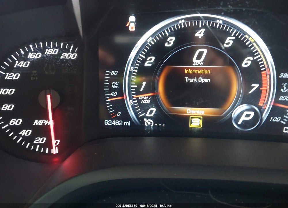 2017 CHEVROLET CORVETTE VIN: 1G1YB2D76H5104337