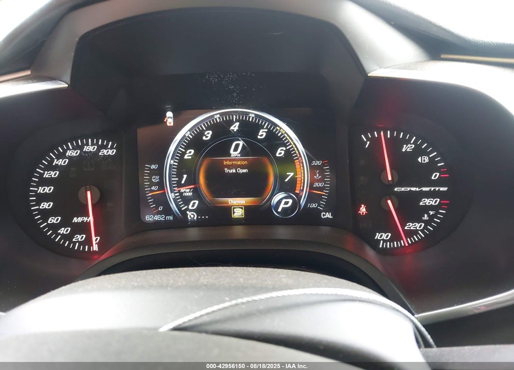 2017 CHEVROLET CORVETTE VIN: 1G1YB2D76H5104337