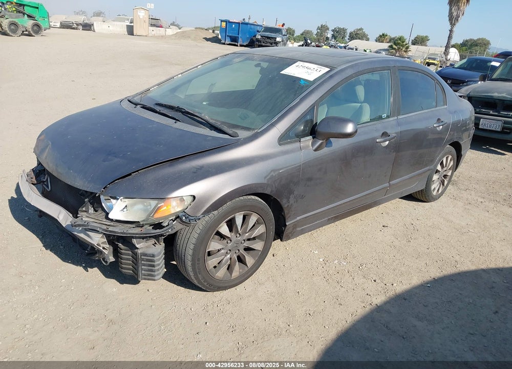 2009 HONDA CIVIC EX VIN: 1HGFA16819L005652