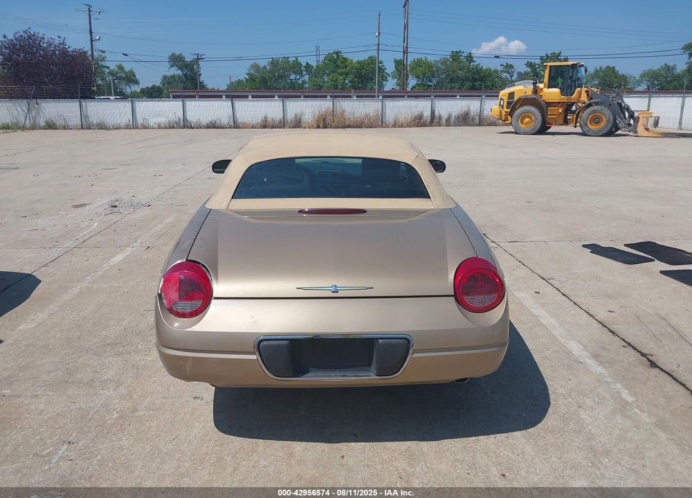 2005 FORD THUNDERBIRD 50TH ANNIVERSARY VIN: 1FAHP60A05Y108210