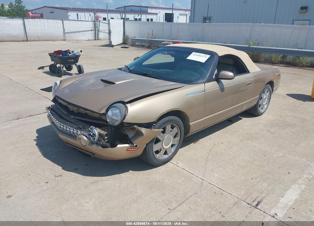 2005 FORD THUNDERBIRD 50TH ANNIVERSARY VIN: 1FAHP60A05Y108210