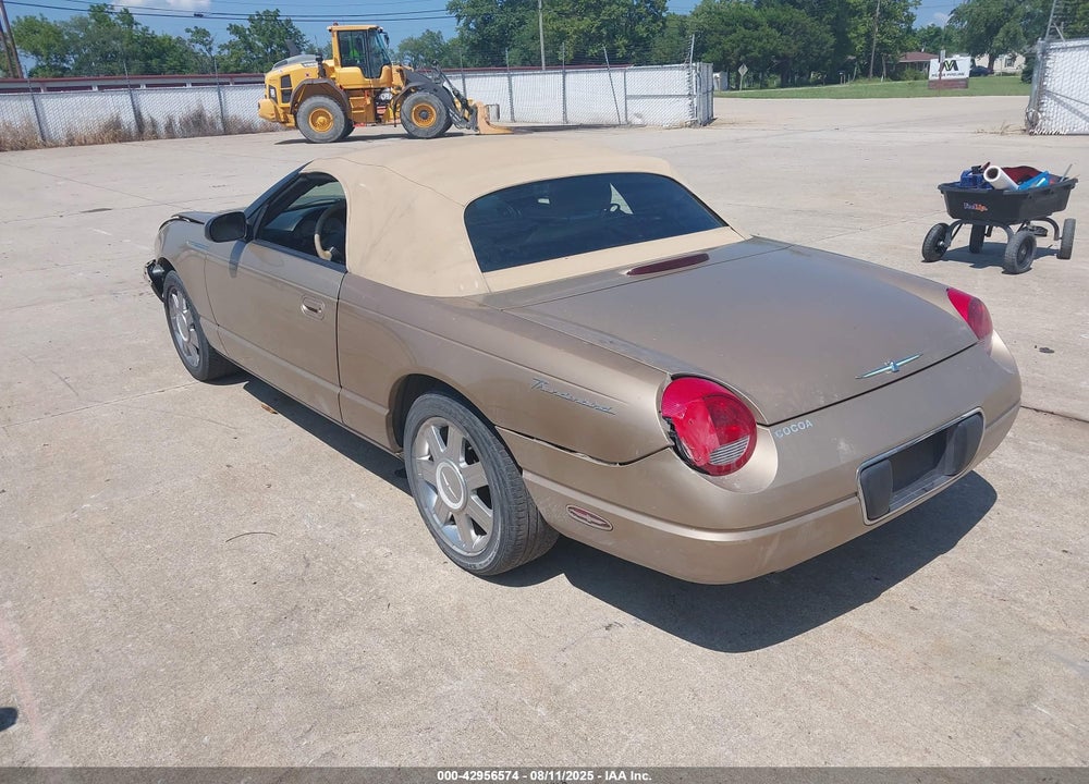 2005 FORD THUNDERBIRD 50TH ANNIVERSARY VIN: 1FAHP60A05Y108210