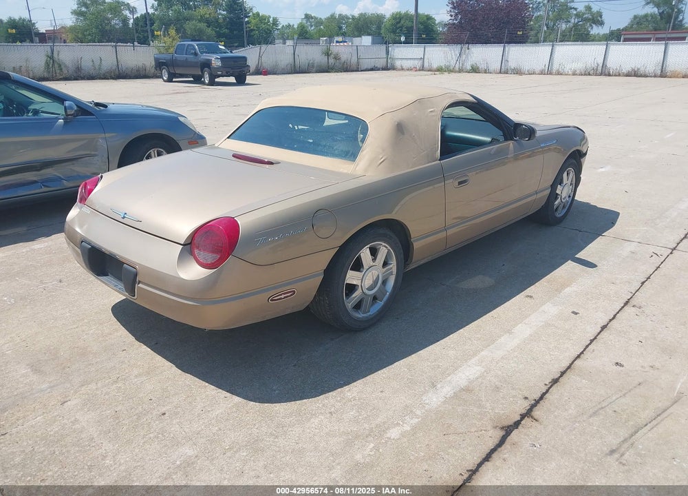 2005 FORD THUNDERBIRD 50TH ANNIVERSARY VIN: 1FAHP60A05Y108210