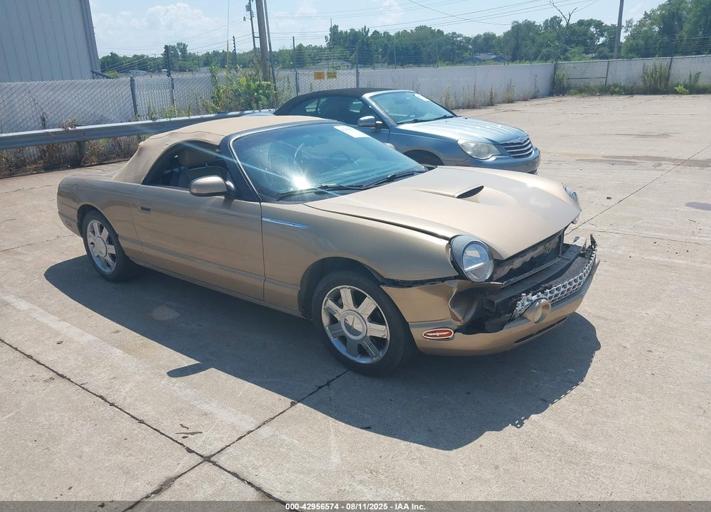 2005 FORD THUNDERBIRD 50TH ANNIVERSARY VIN: 1FAHP60A05Y108210