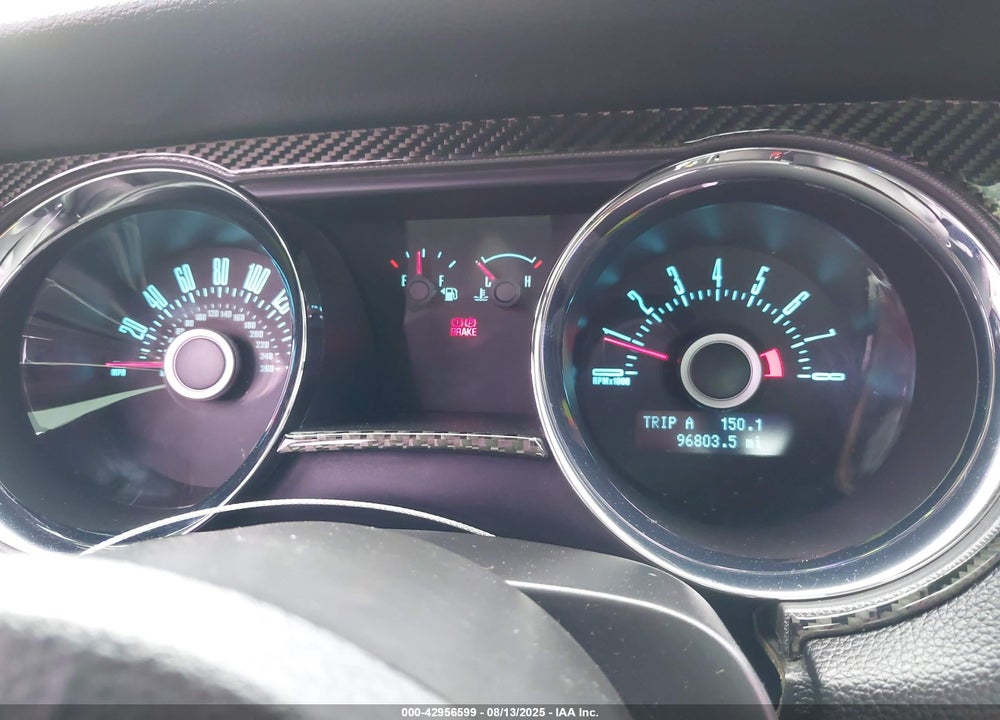 2013 FORD MUSTANG GT VIN: 1ZVBP8CF2D5229174