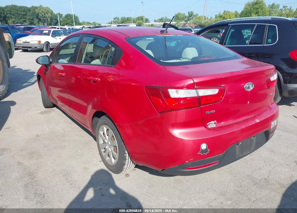 2012 KIA RIO VIN: KNADM4A38C6087943