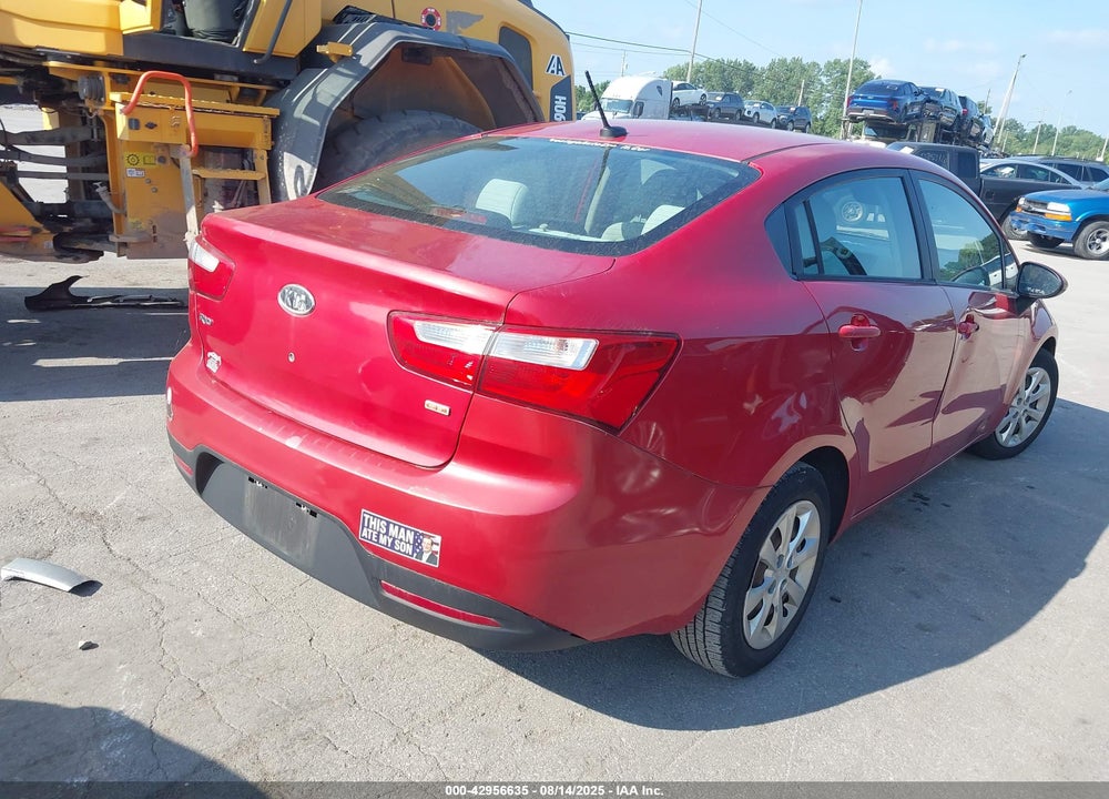 2012 KIA RIO VIN: KNADM4A38C6087943