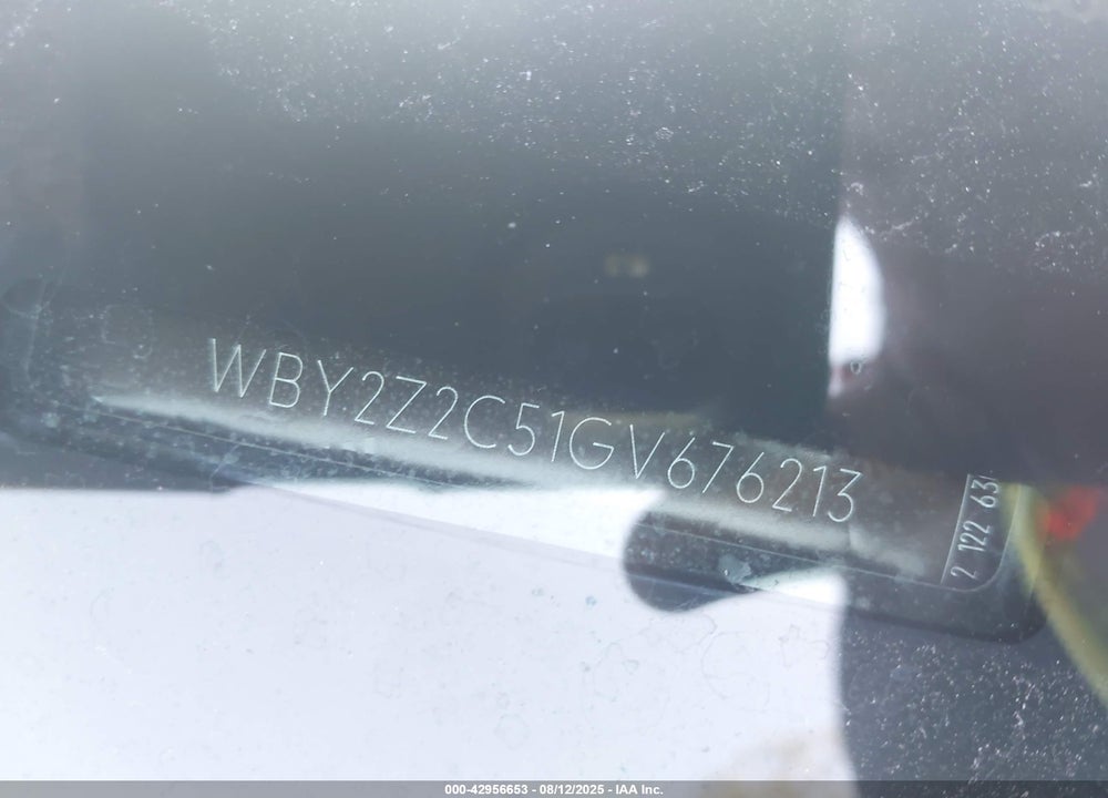 2016 BMW I8 VIN: WBY2Z2C51GV676213