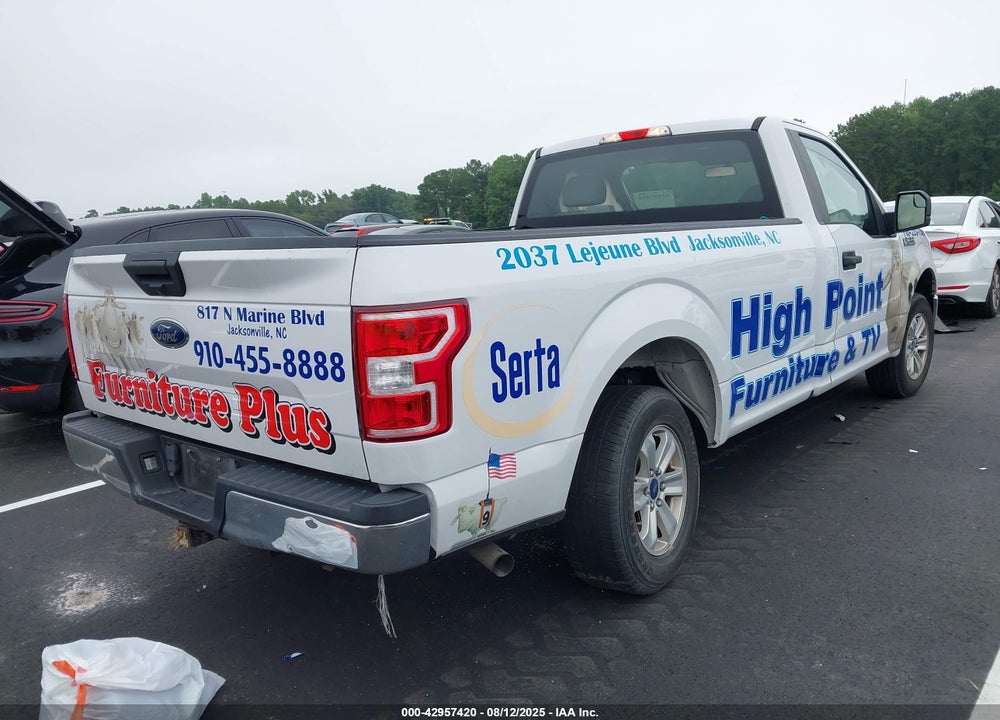 2018 FORD F-150 XL VIN: 1FTMF1CB1JKE63421