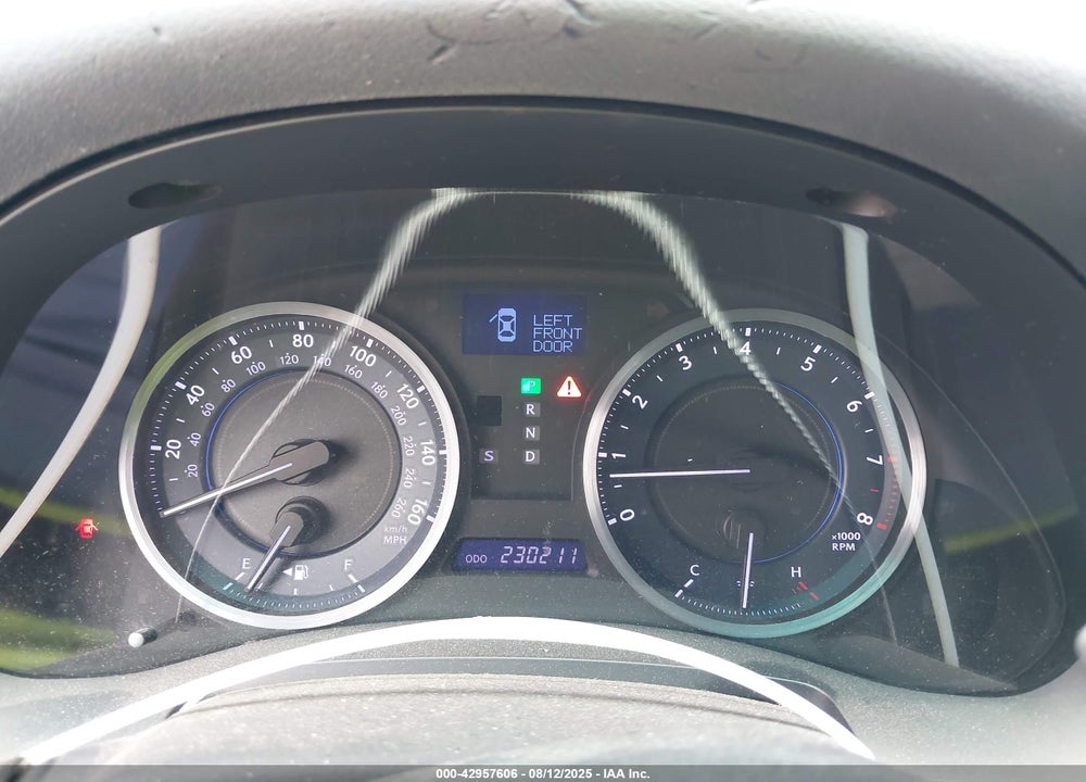 2011 LEXUS IS 250 VIN: JTHBF5C27B5145512