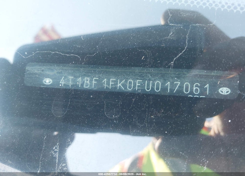 2015 TOYOTA CAMRY VIN: 4T1BF1FK0FU017061