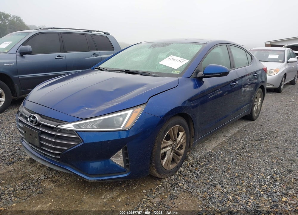 2019 HYUNDAI ELANTRA VIN: 5NPD84LF7KH409507