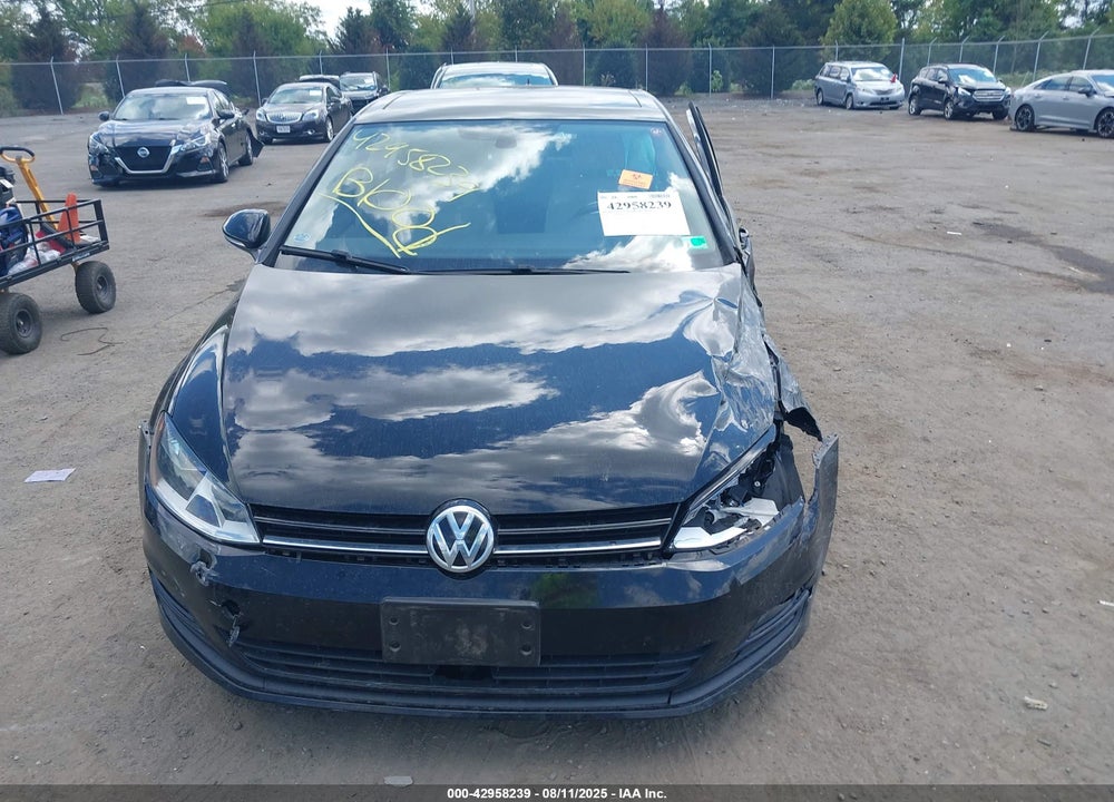 2017 VOLKSWAGEN GOLF VIN: 3VW217AU3HM036433
