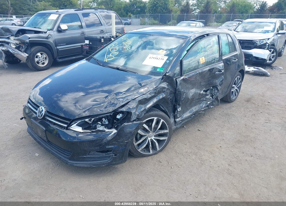 2017 VOLKSWAGEN GOLF VIN: 3VW217AU3HM036433