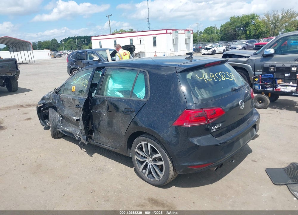 2017 VOLKSWAGEN GOLF VIN: 3VW217AU3HM036433