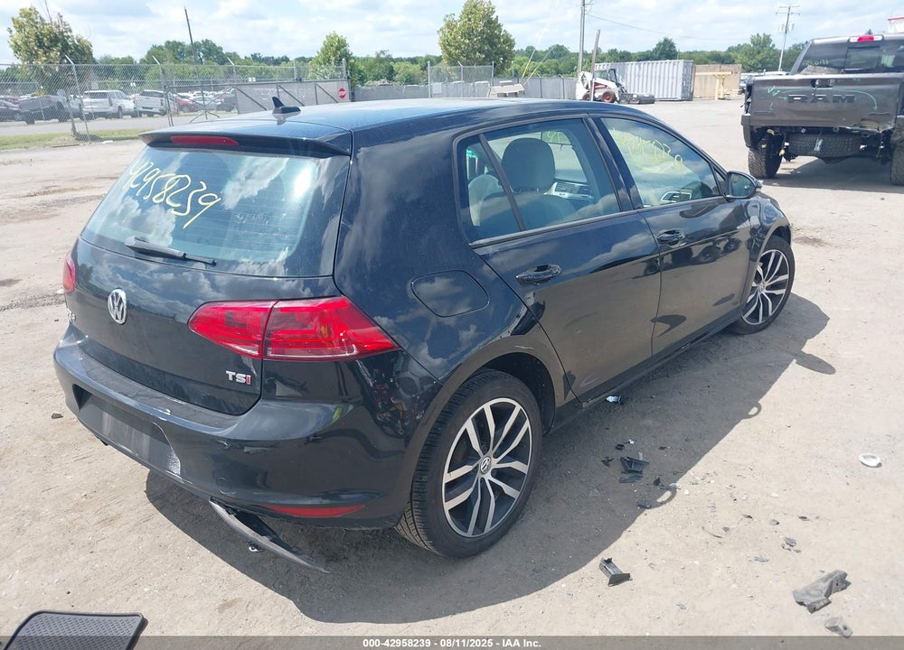 2017 VOLKSWAGEN GOLF VIN: 3VW217AU3HM036433