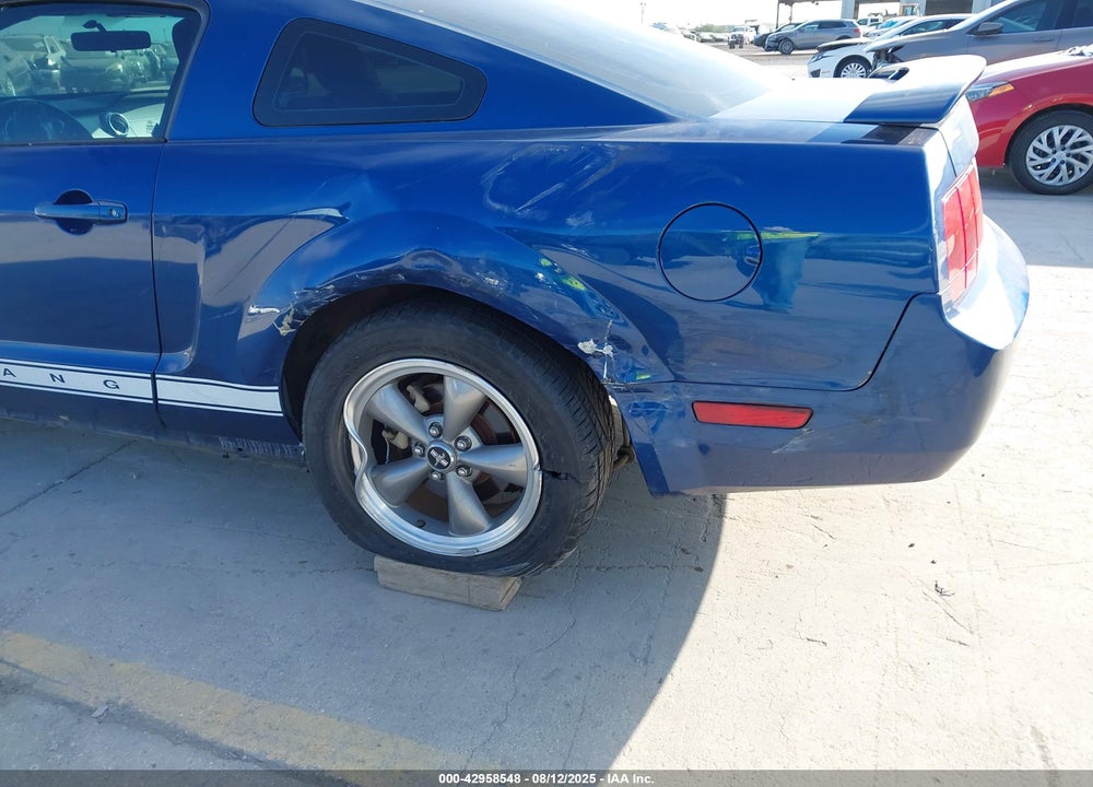 2006 FORD MUSTANG V6 VIN: 1ZVHT80N865212058