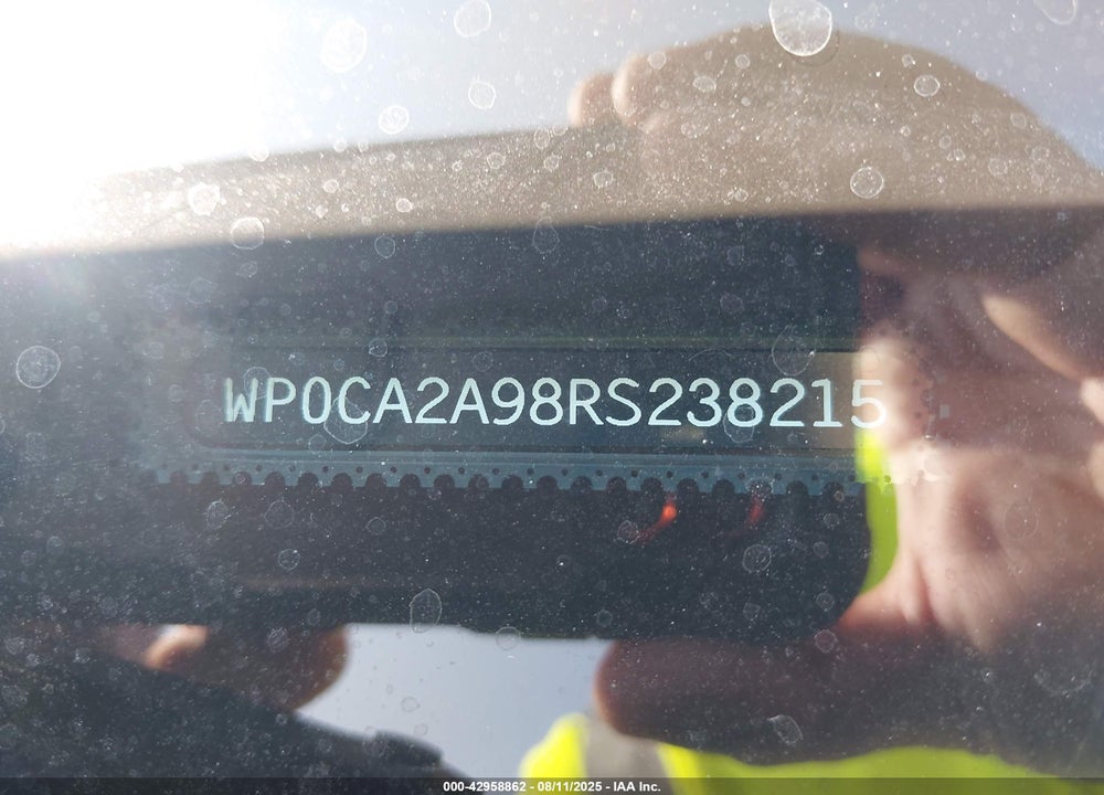 2024 PORSCHE 911 VIN: WP0CA2A98RS238215